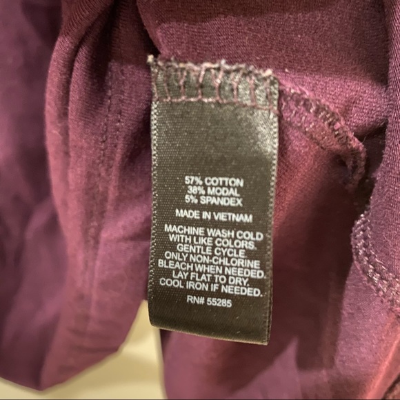 Express Plum Long Sleeve A-Line Mini Dress | Work to Weekend - Picture 5 of 7